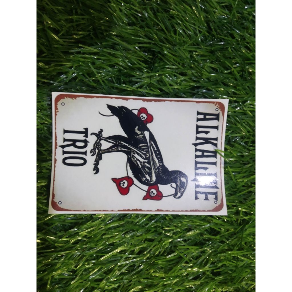 stiker vinyl alkaline trio