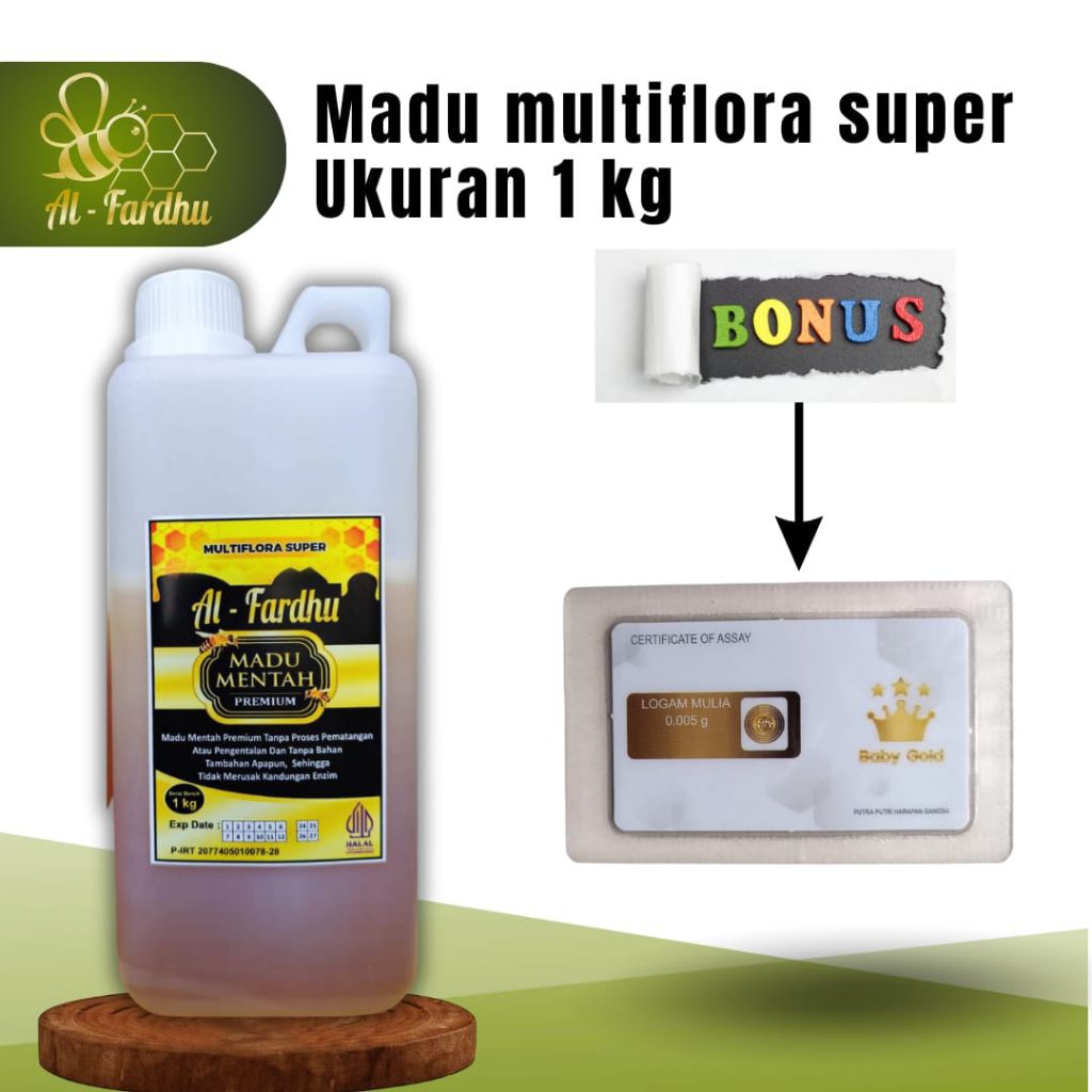 

madu asli murni 100% multiflora super madu alfardhu