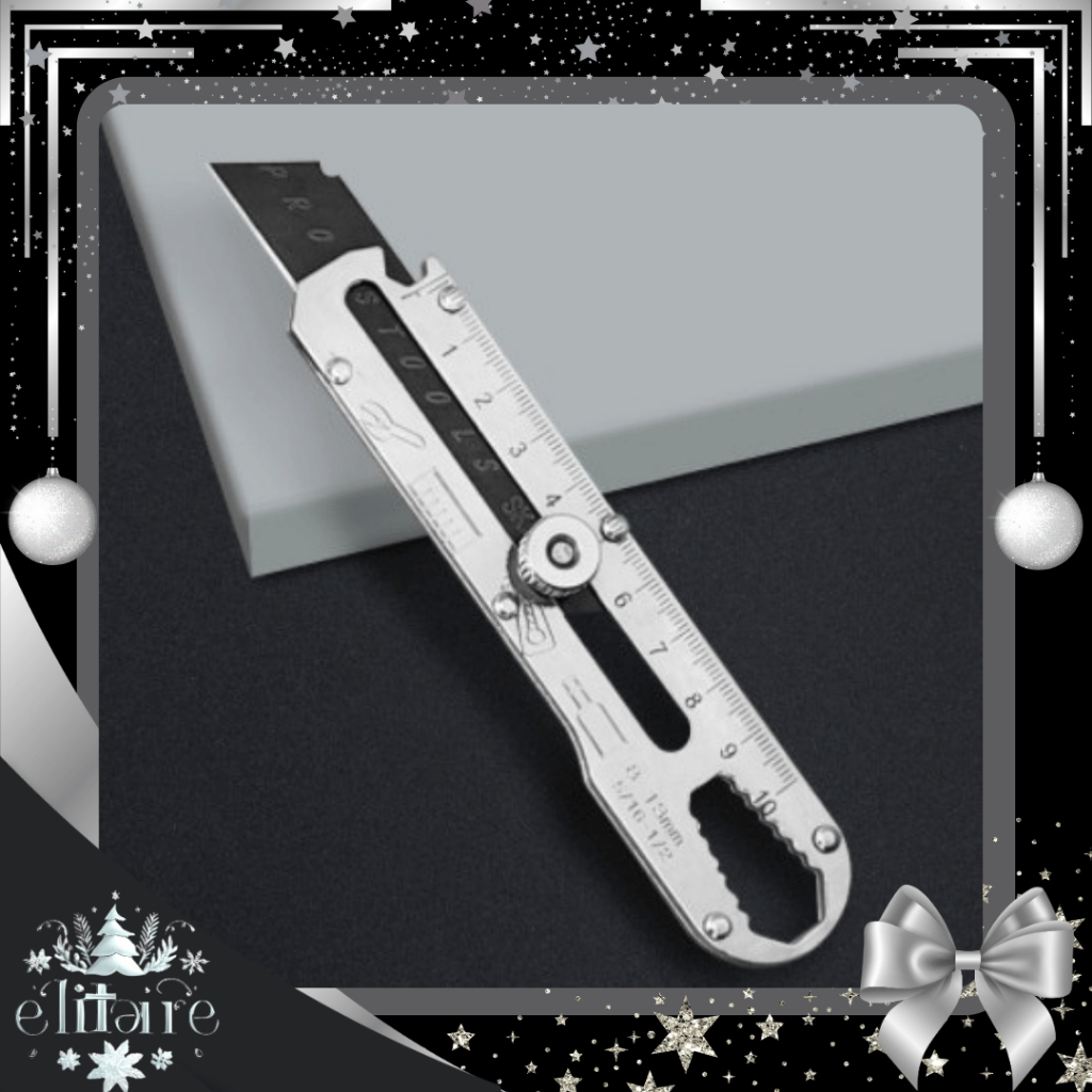 

ELITAIRE Cutter Pisau Tajam Besar Kater Baja Stainless Anti Karat Bahan Kuat Tebal Bagus Multifungsi