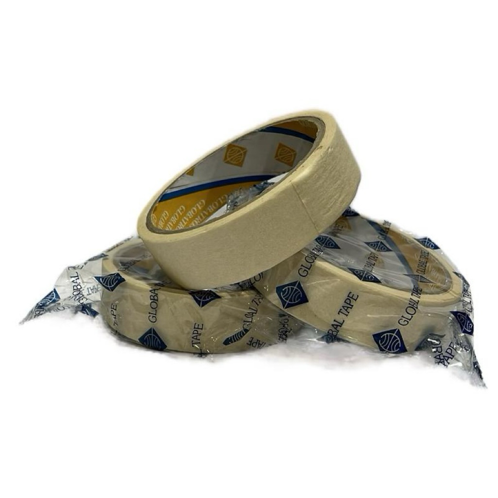 

Masking Tape / Lakban Kertas / Isolasi Kertas Global Tape Ukuran 24mm