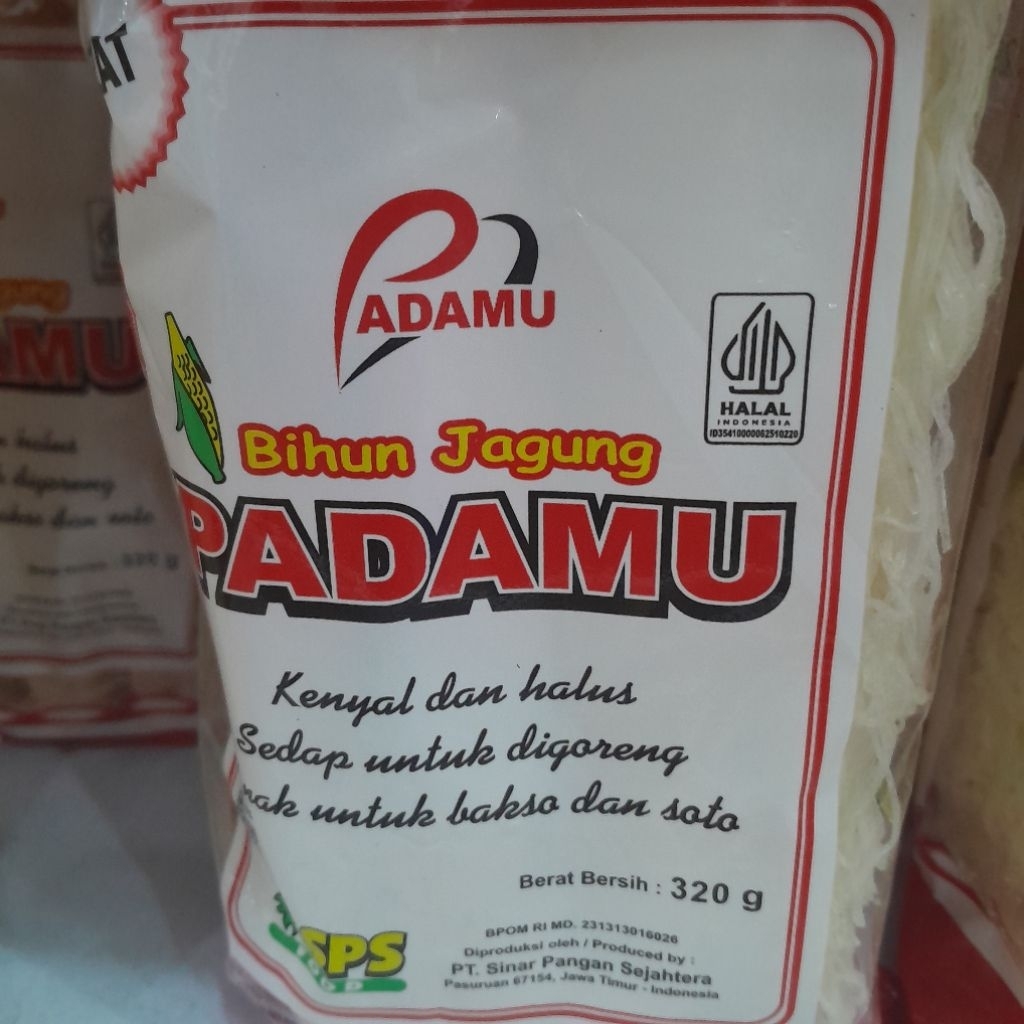 

Bihun Jagung PADAMU 320g