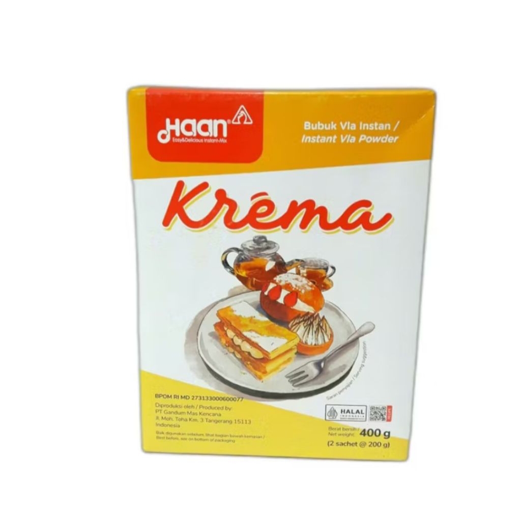 

Haan Krema Bubuk Instan Custard Repack 100 gr