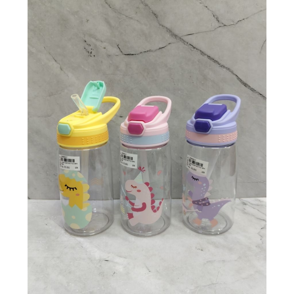 BOTOL MINUM PLASTIK 480ML / BOTOL MINUM SEDOTAN / BOTOL MINUM ANAK