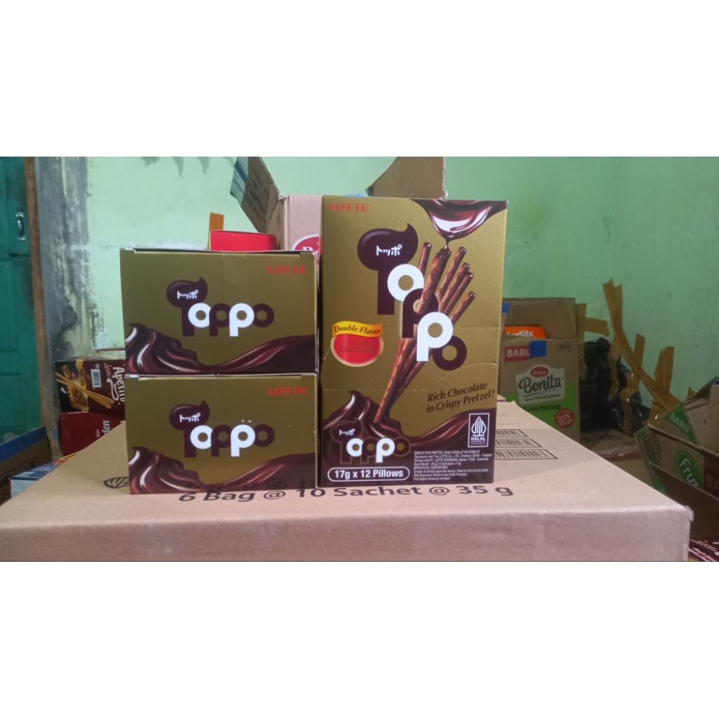 

Lotte Toppo chocolate ( isi 12pcs @ 17gram )