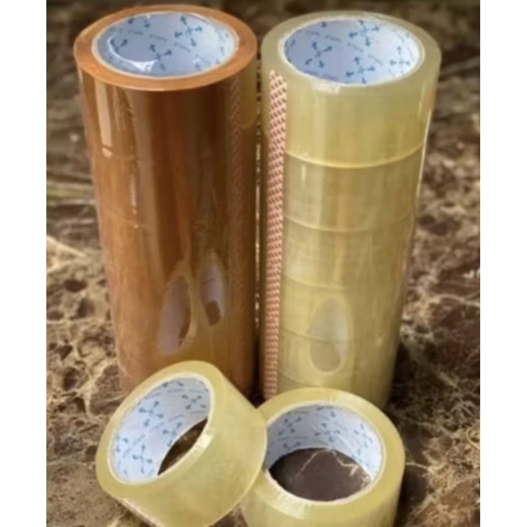 

Lakban Bening & Cokelat isi 6