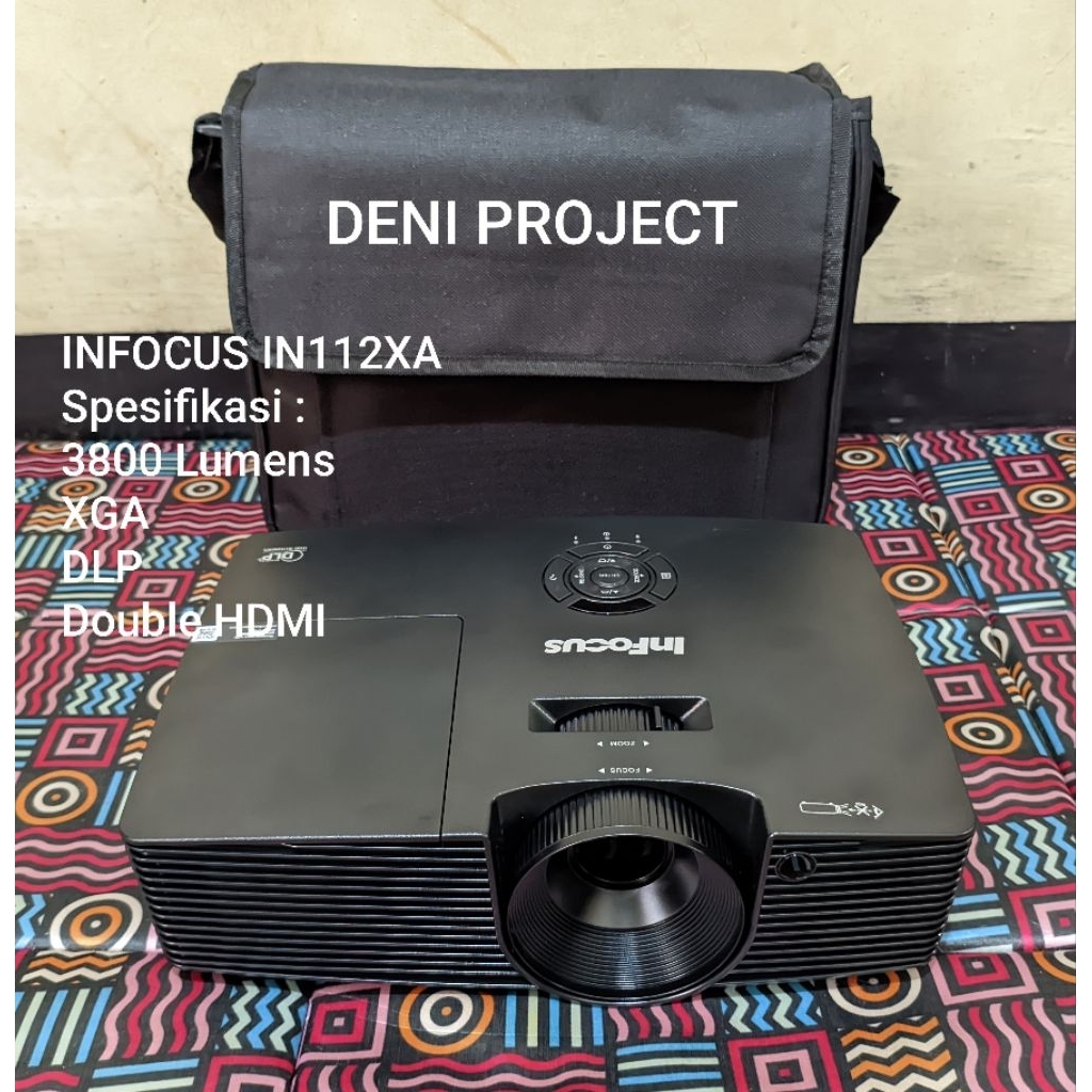 Proyektor bekas / Proyektor InFocus In112xa Double Hdmi Mulus Abizz