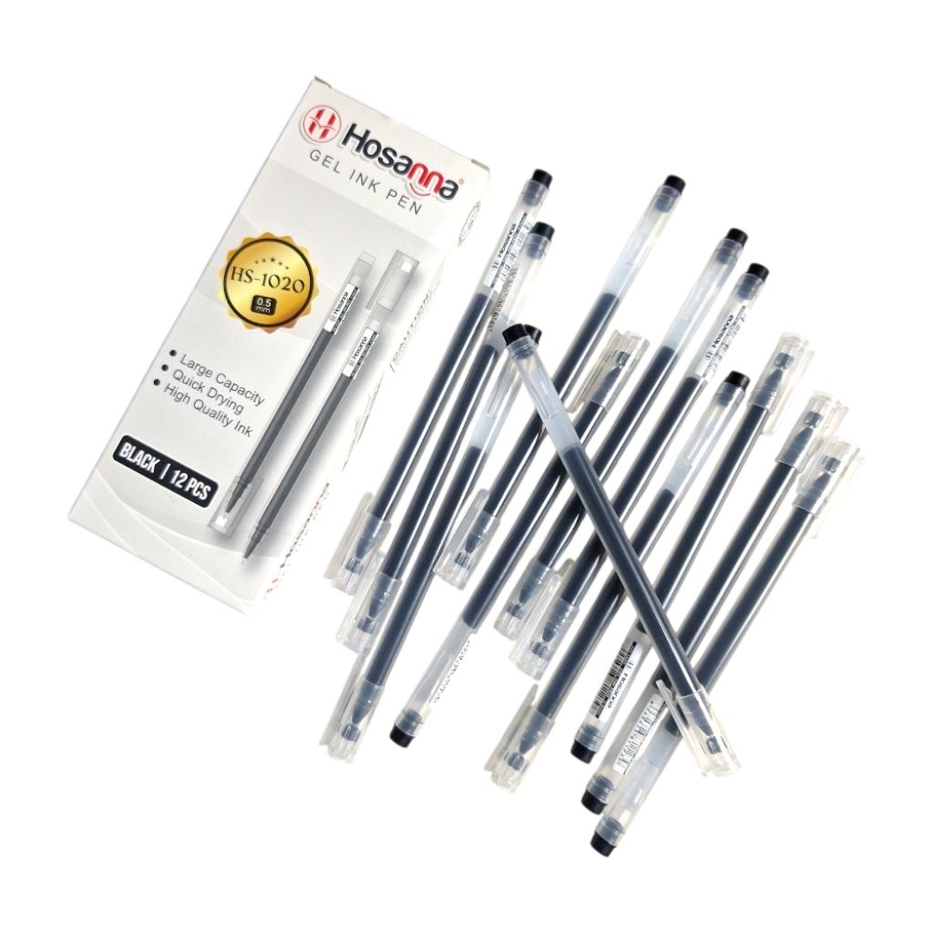 

isi 12 Hosanna Pulpen Gel/Pena Cair/Pulpen Basah/Stationery