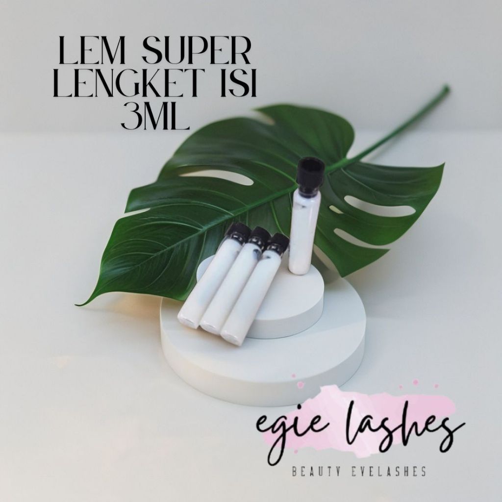 lem bulu mata super lengket botolan 3ml