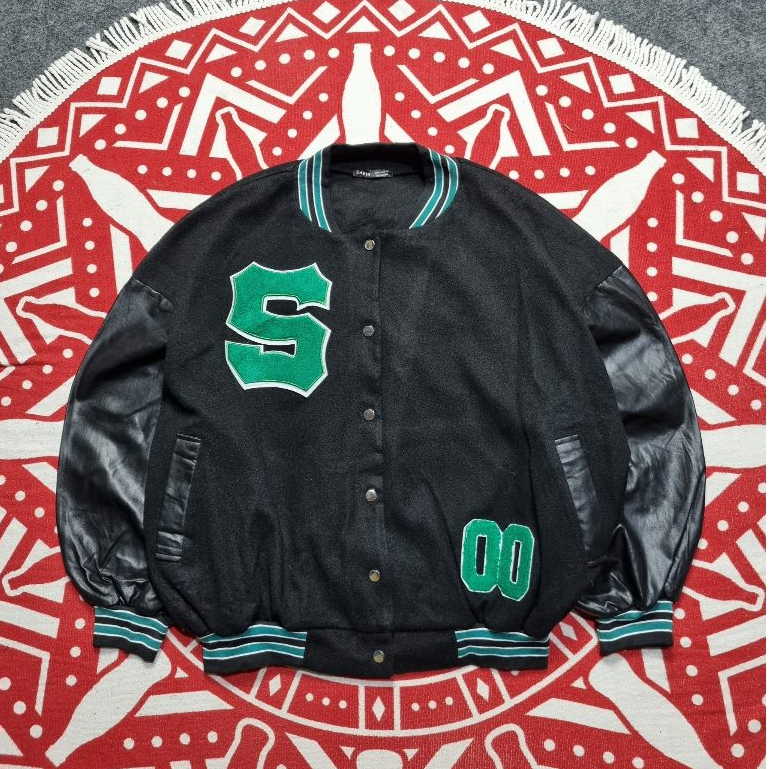 Varsity Jacket baseball  big logo S bomber jacket