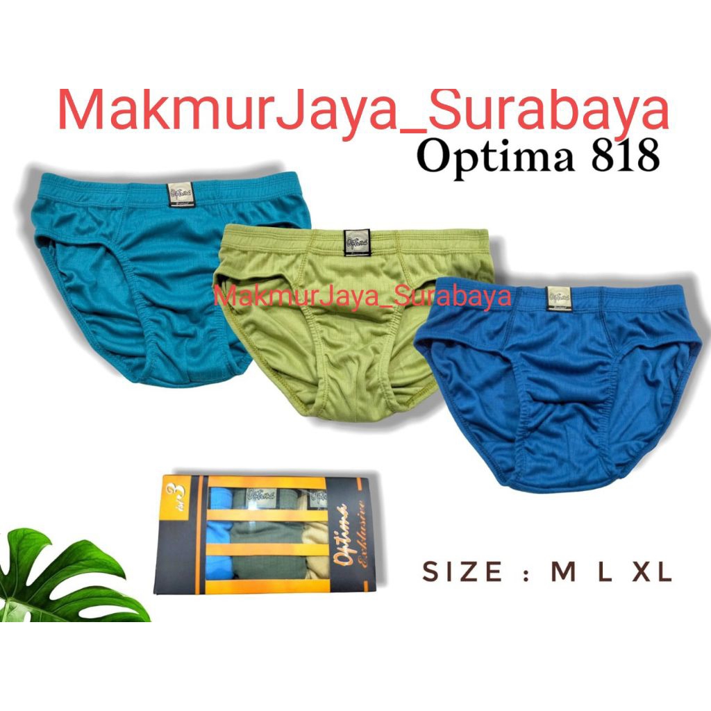 Celana Dalam Pria Optima / CD Pria Optima 818 Premium Quality 1Pcs