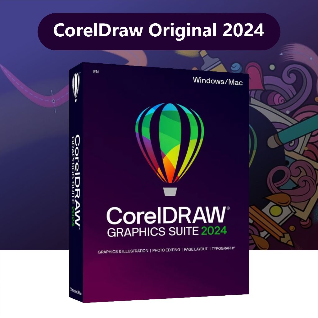 CorelDraw Original 2024 Prepetual License Graphic Suite | Original CorelDraw Activated Server Based 