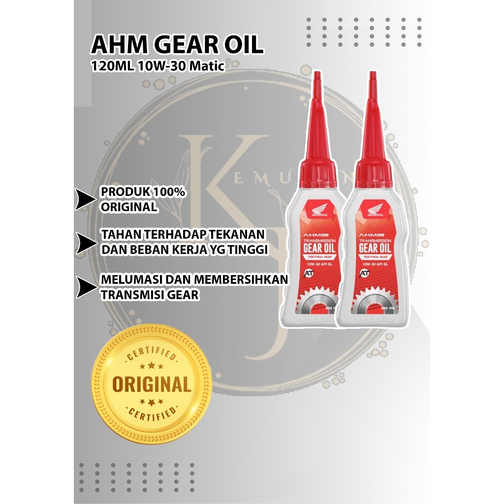 Oli Gardan AHM OLI GEAR AHM HONDA MPX