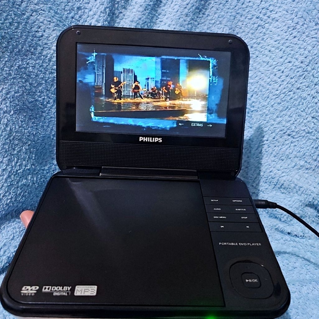 Pemutar Portabel Portable DVD CD VCD MP3 Player PHILIPS NORMAL SIAP PAKAI