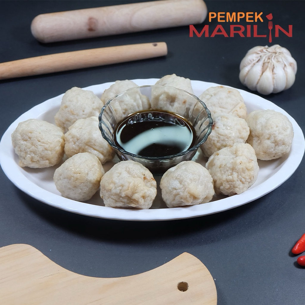 

Pempek Palembang Pempek Adaan Isi 15 Pcs Pempek Adaan + Cuko