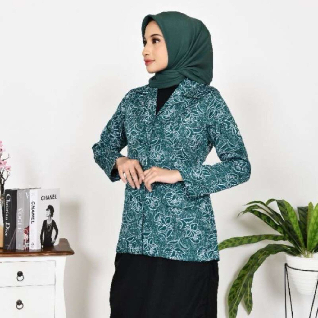Baju PKK Seragam Wanita – Kemeja Batik PKK Lengan Panjang