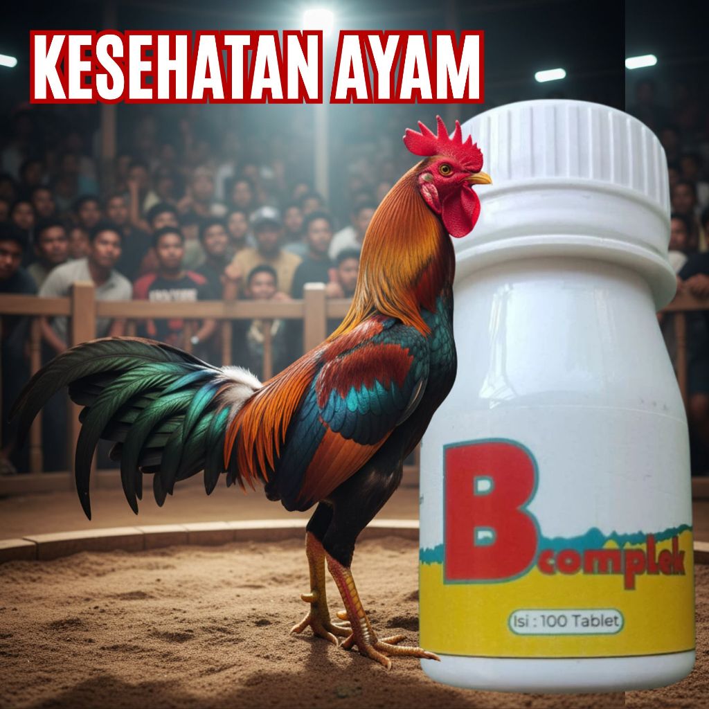 Vitamin B Kompleks kesehatan ayam burung 100 tablet ZEORFARM