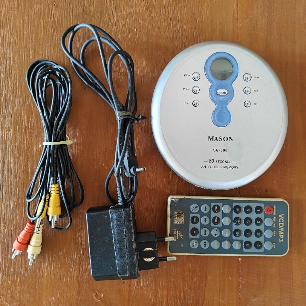 Discman CD VCD MP3 Player RUSAK