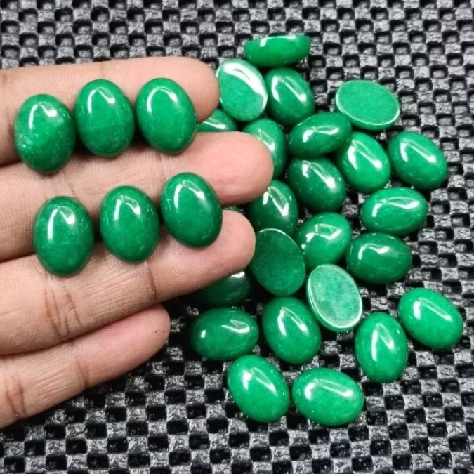 Batu Akik Giok Hijau , Asli Berserat