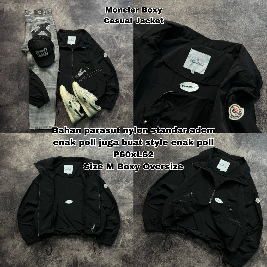 m*ncler Boxy Casual Jacket