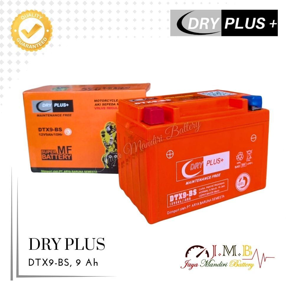 AKI KERING MOTOR NINJA 250 FI DRYPLUS+ 9Ah.