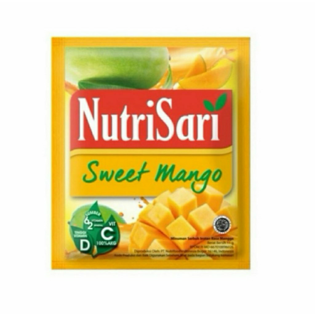 

Nutrisari Sweet Mango Eceran EXP OKTOBER 2026