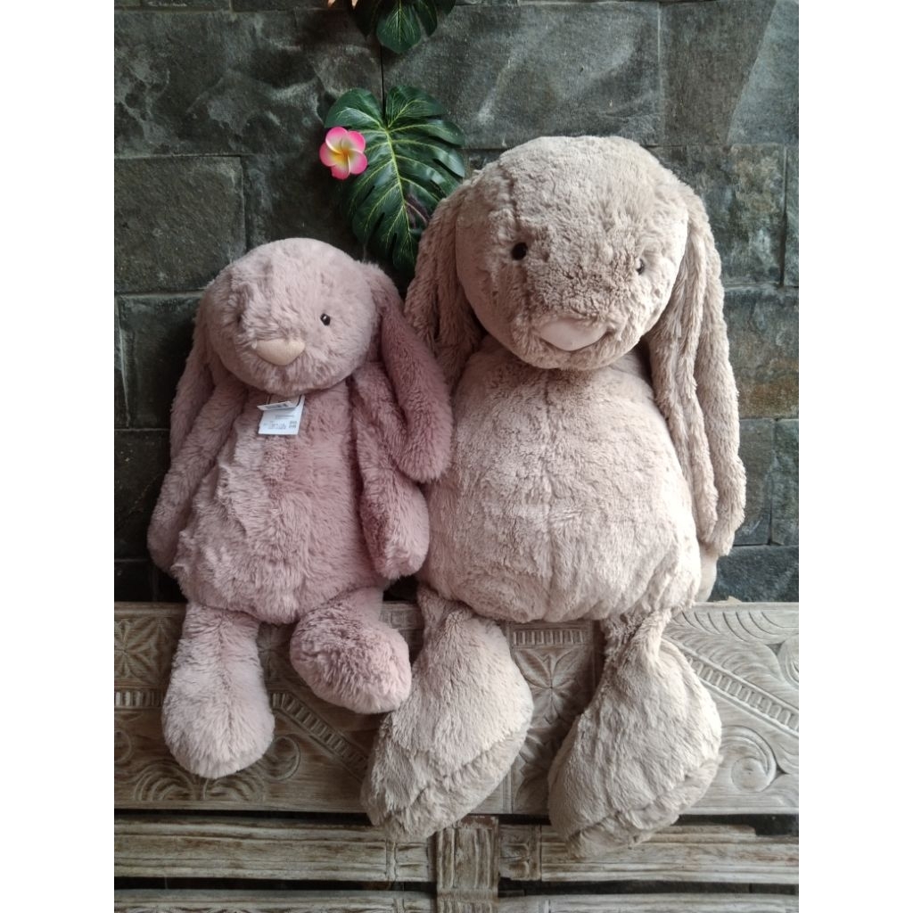 bashful bunny beige size realbig by jellycat