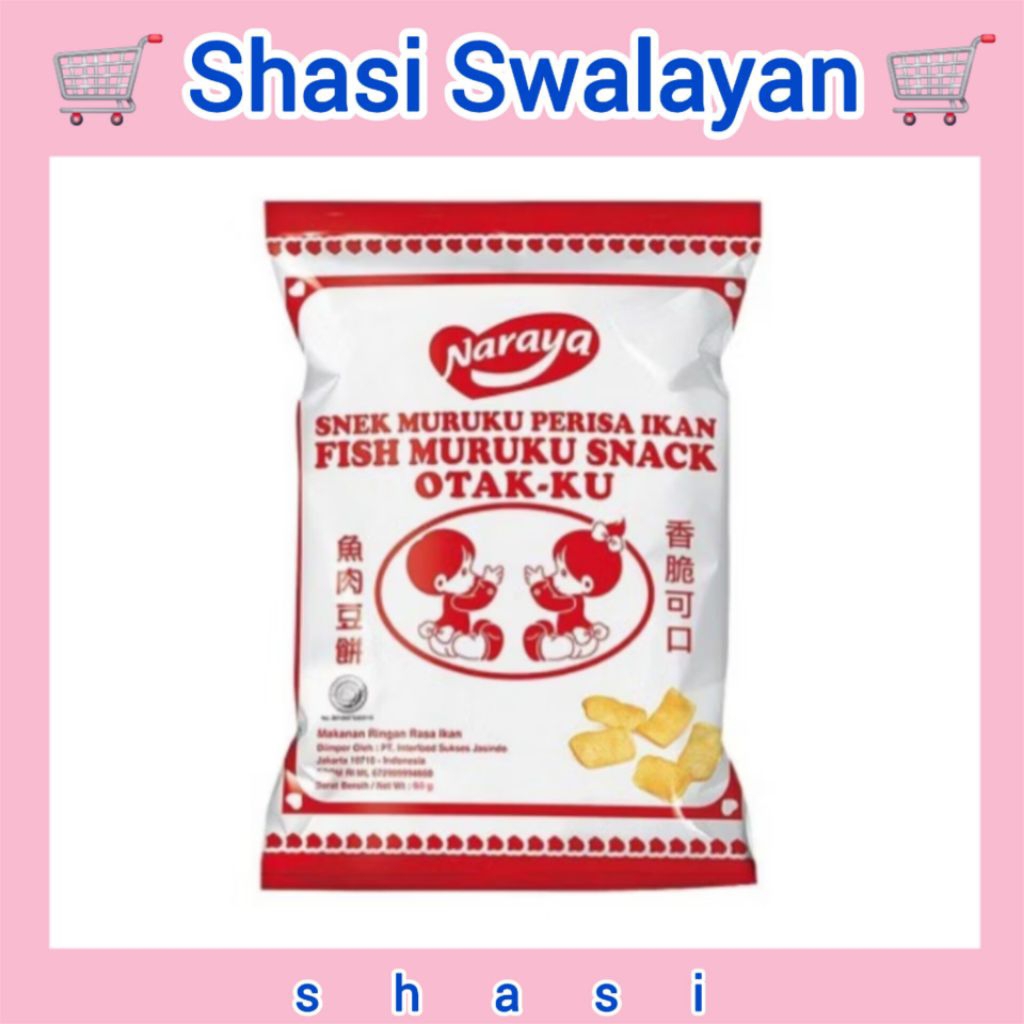 

NARAYA Snek Muruku Perisa Ikan 60 gr - Makanan Ringan Halal