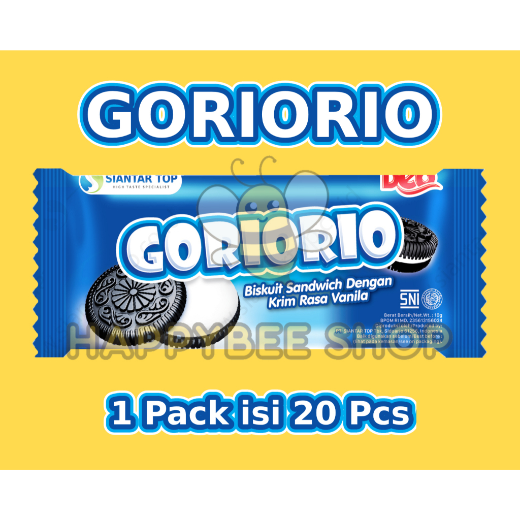 

Goriorio Vanilla 1 Pack isi 20 Pcs