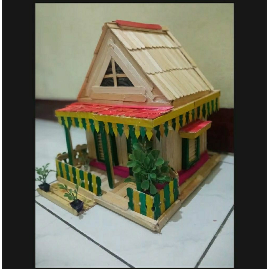 rumah adat miniatur