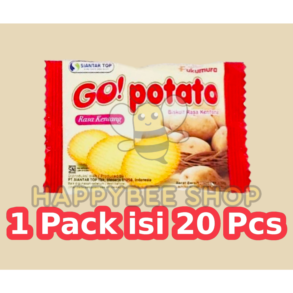 Go Potato | GoPotato 1 Pack isi 20 Pcs