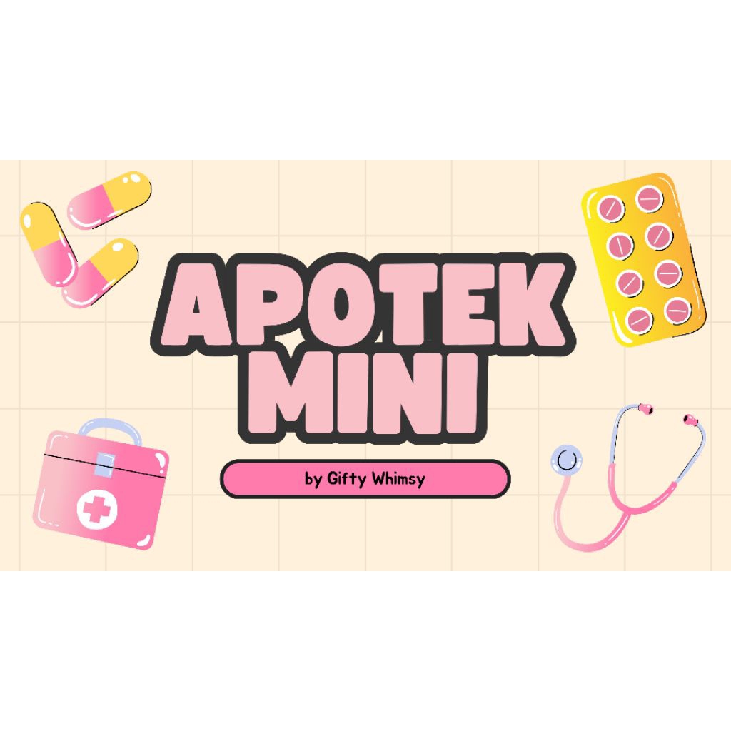 

Apotek Mini Kado Pacar Suami Istri Orang Tua Sahabat Apotik Mini Gift Box Emergency Box gift box custom gift lucu paket hemat ekonomis lengkap isi lengkap