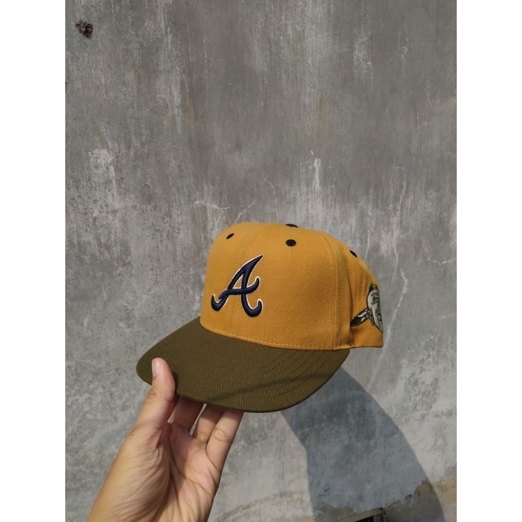 Snapback Vintage American Needle Atlanta Braves Blockhead