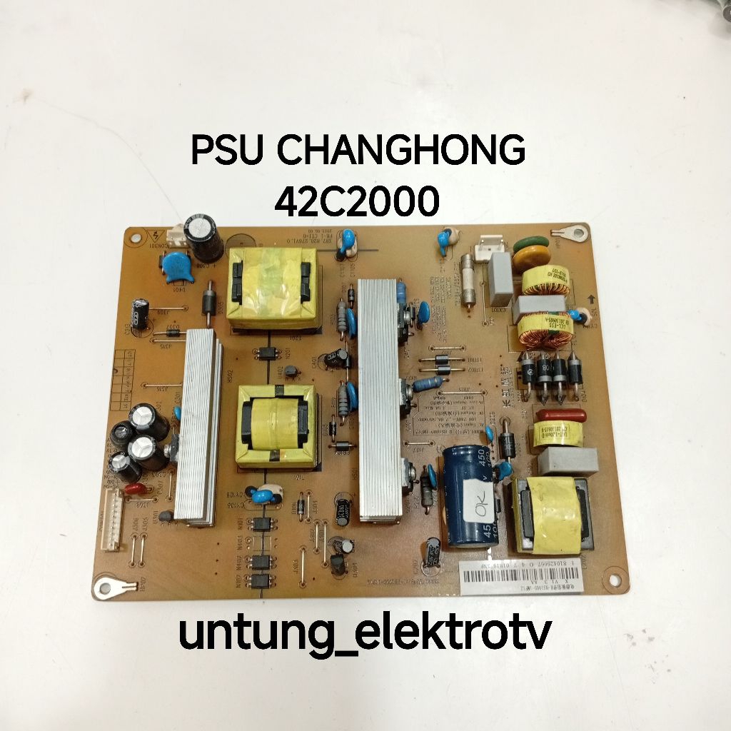 PSU TV CHANGHONG 42C2000 POWER SUPPLY REGULATOR TV CHANGHONG 42C2000