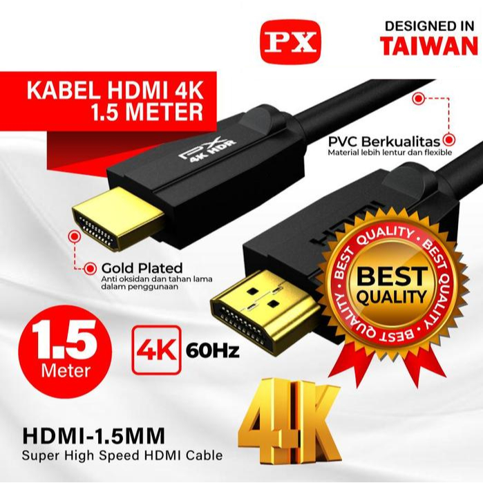 Kabel HDMI PX - HDMI-1.5MM - HDMI Cable 1,5 Meter