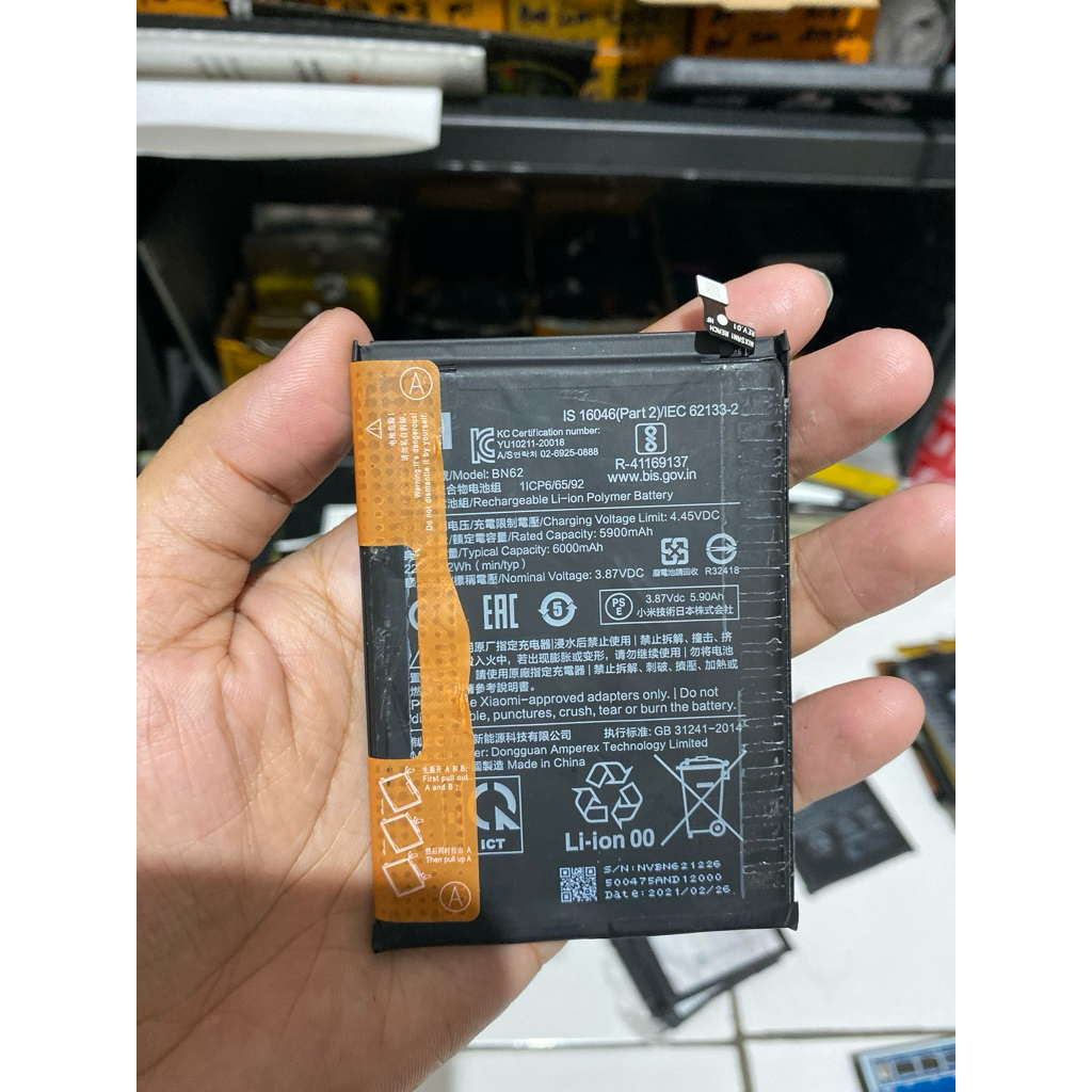Bat  BN62 poco m3 ori100%copotan boss ku