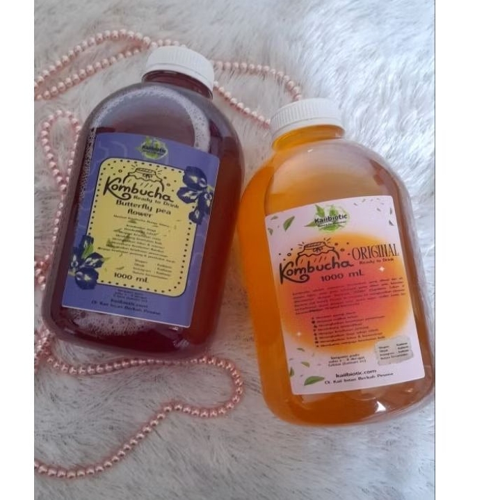

Bundle Kombucha Butterfly pea dan Original siap minum 2000 ml
