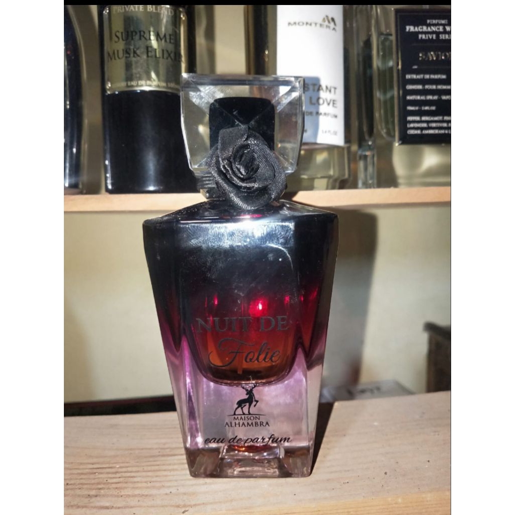 preloved parfum nuit de folie Maison Alhambra