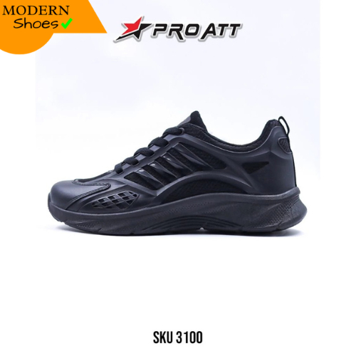 Pro Att Sepatu Sekolah Hitam Pria Dewasa & Remaja SKU 3100