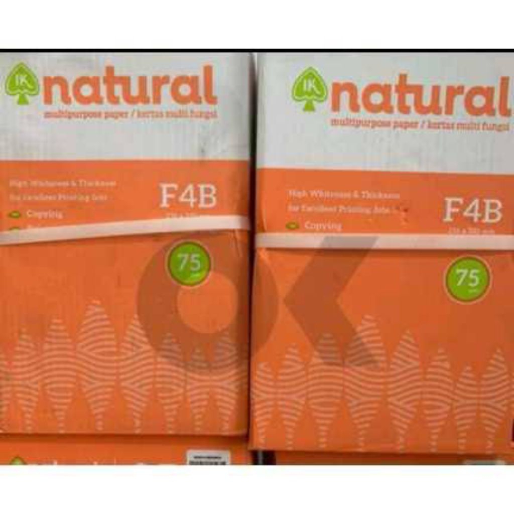 kertas HVS f4 natural 75 gsm tebal