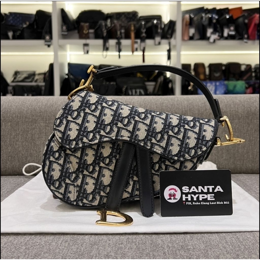 Dior Mini Oblique Saddle Bag