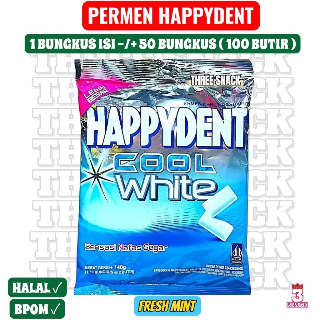 

PERMEN HAPPYDENT COOL WHITE