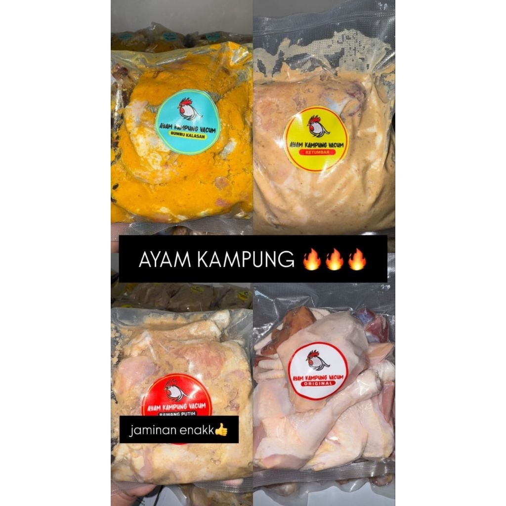 

Ayam kampung siap masak Ori kampung