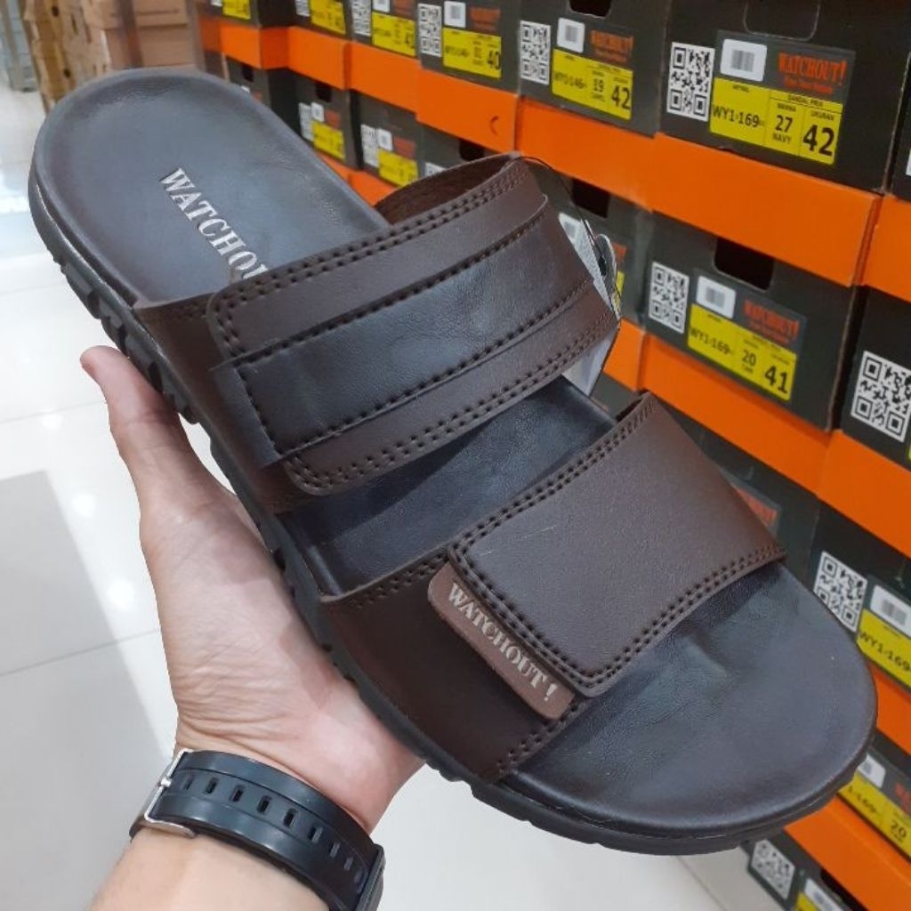 Sandal Sepatu WATCHOUT✔️ Pria Terbaru 39- 44 (100% ORIGINAL)