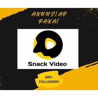 AKUN SNACK VIDEO – FOLLOWERS 200–700+ – 2FA ON – FULL LOGIN
