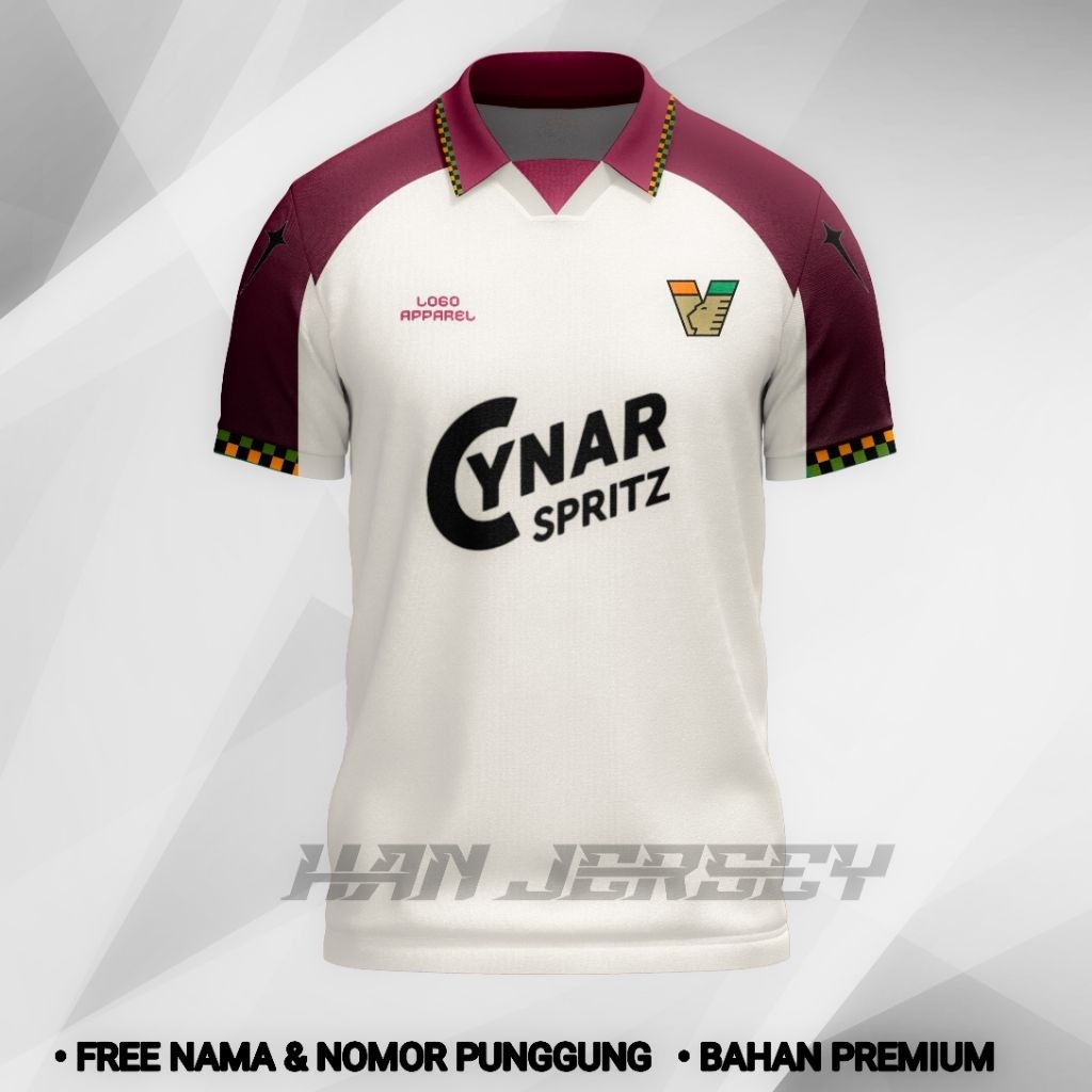 Jersey Bola Venezia 2025 Away Full Printing