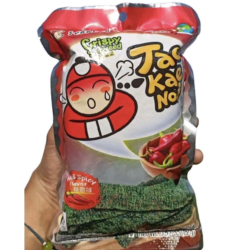 

Nori Rumput Laut Tao Kae Noi 15 Gram Varian Hot & Spicy