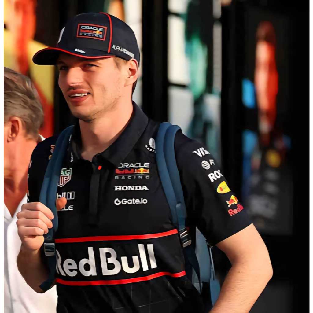 SALE RedBull Red Bull RB F1 Formula 1 Team 2025 Max Verstappen Original Baju Kaos Polo Pria
