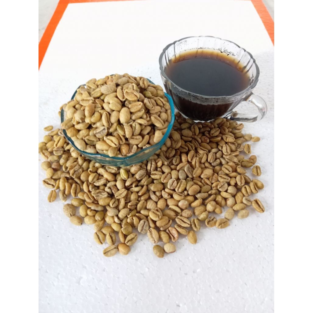 GREEN BEAN KOPI LIBERIKA/(EXCELSA TYPE) ORIGINAL LAMPUNG PETIK MERAH 100%