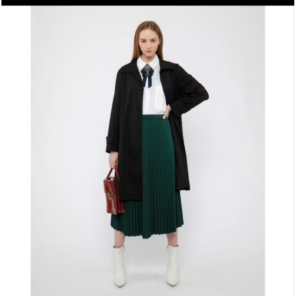 Hattaco Long Black Coat