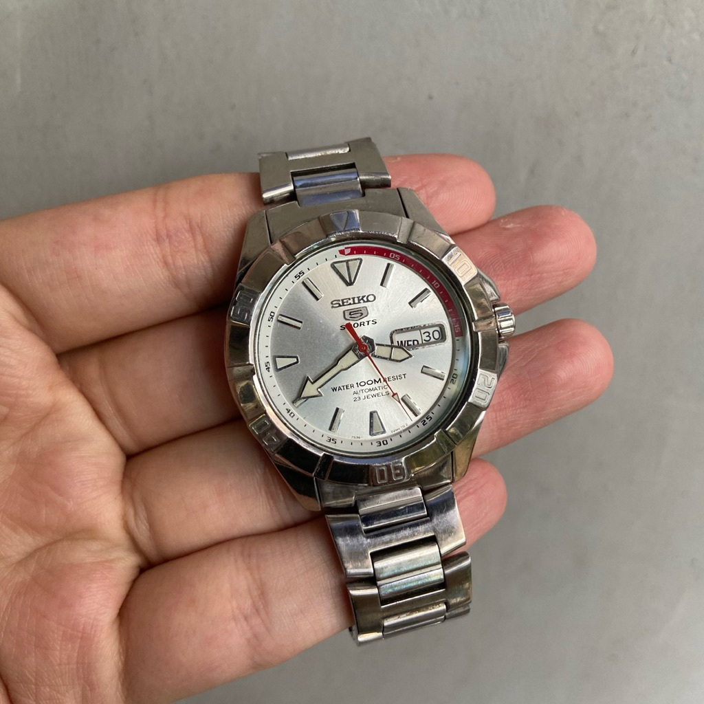 Jam Tangan Seiko 5 Sport 7S36 23 Jewels Automatic